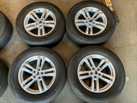Four 2021 Ford Explorer factory 18" Wheels Tires OEM LB5C1007B1B Silver 10266