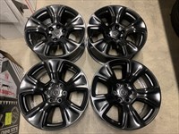 2021 Dodge Ram 1500 Factory 20 Wheels 2674 OEM 5YD57TRMAA Semi Gloss Black