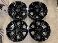 Four 2020 Toyota 4Runner Factory 17 Wheels Rims OEM 75153 Tacoma Gloss Black