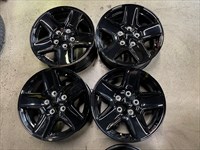 Four 2021 Jeep Gladiator Factory 17 Wheels OEM 6KC86TRMAA Wrangler JL JK Black