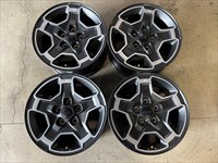 Four 2021 Jeep Gladiator Factory 17 Wheels OEM Wrangler Black 6PJ79TRMAA