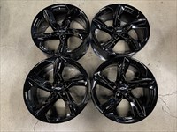 Four 2021 Chevy Camaro Factory 20" Wheels OEM 5940 Rims Glos Black