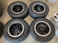 Toyota Tundra Sequoia 5x150 Black Rhino 18 Wheels Tires Rims Cooper AT3 