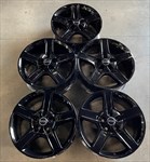 Five 2022 Land Rover Defender Factory 20 Wheels Rims OEM Gloss Black Sport LR4
