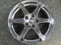 One 2003-2004 Infiniti G35 Factory 17" used Chrome Wheel Rim OEM 73669